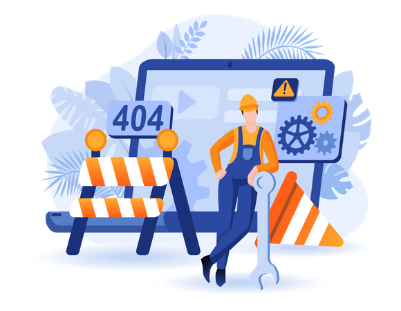 Under Maintenance Illustration
